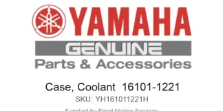 Case, Coolant  16101-1221 - Genuine Yamaha Product available at Flood Marine