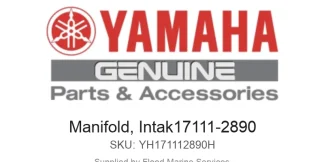 Manifold, Intak17111-2890 - Genuine Yamaha Product available at Flood Marine