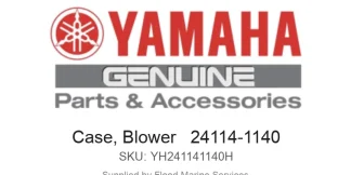 Case, Blower   24114-1140 - Genuine Yamaha Product available at Flood Marine