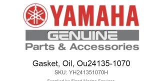 Gasket, Oil, Ou24135-1070 - Genuine Yamaha Product available at Flood Marine