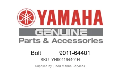 Bolt           9011-64401 - Genuine Yamaha Product available at Flood Marine
