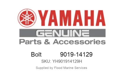 Bolt           9019-14129 - Genuine Yamaha Product available at Flood Marine