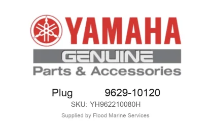 Plug           9629-10120 - Genuine Yamaha Product available at Flood Marine