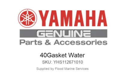 40Gasket Water - Genuine Yamaha Product available at Flood Marine