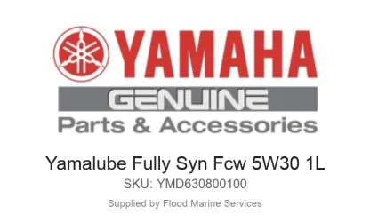 Yamalube Fully Syn Fcw 5W30 1L - Genuine Yamaha Product available at Flood Marine