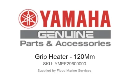 Grip Heater - 120Mm - Genuine Yamaha Product available at Flood Marine