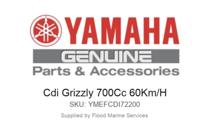 Cdi Grizzly 700Cc 60Km/H - Genuine Yamaha Product available at Flood Marine