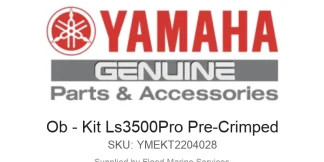 Ob - Kit Ls3500Pro Pre-Crimped - Genuine Yamaha Product available at Flood Marine