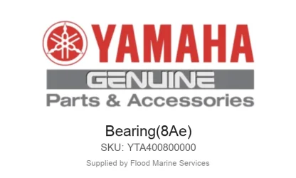 Bearing(8Ae) - Genuine Yamaha Product available at Flood Marine