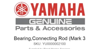 Bearing,Connecting Rod (Mark 3 - Genuine Yamaha Product available at Flood Marine