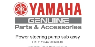 Power steering pump sub assy - Genuine Yamaha Product available at Flood Marine