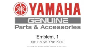 Emblem, 1 - Genuine Yamaha Product available at Flood Marine