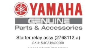 Starter relay assy (2768112-a) - Genuine Yamaha Product available at Flood Marine
