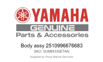 Body assy 2510996676683 - Genuine Yamaha Product available at Flood Marine