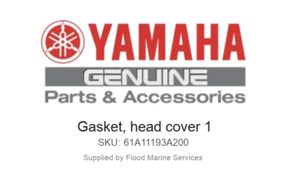 Gasket, head cover 1 - Genuine Yamaha Product available at Flood Marine