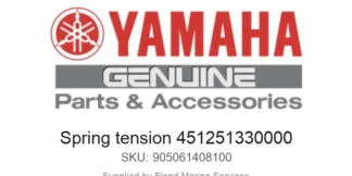 Spring tension 451251330000 - Genuine Yamaha Product available at Flood Marine