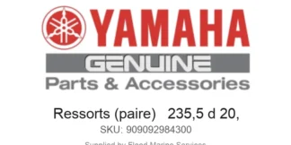 Ressorts (paire)   235,5 d 20, - Genuine Yamaha Product available at Flood Marine