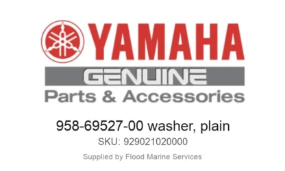 958-69527-00 washer, plain - Genuine Yamaha Product available at Flood Marine