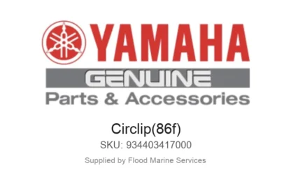 Circlip(86f) - Genuine Yamaha Product available at Flood Marine