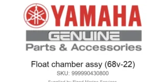 Float chamber assy (68v-22) - Genuine Yamaha Product available at Flood Marine