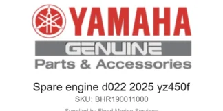 Spare engine d022 2025 yz450f - Genuine Yamaha Product available at Flood Marine
