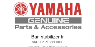 Bar, stabilizer fr - Genuine Yamaha Product available at Flood Marine