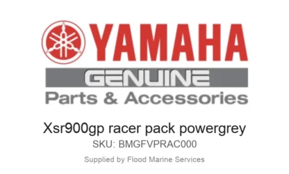 Xsr900gp racer pack powergrey - Genuine Yamaha Product available at Flood Marine