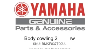 Body cowling 2         rw - Genuine Yamaha Product available at Flood Marine
