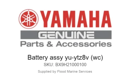 Battery assy yu-ytz8v (wc) - Genuine Yamaha Product available at Flood Marine