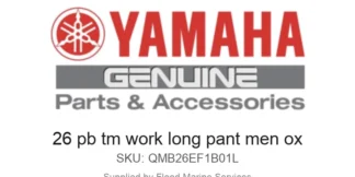 26 pb tm work long pant men ox - Genuine Yamaha Product available at Flood Marine