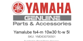 Yamalube fs4-m 10w30 fc-w 5l - Genuine Yamaha Product available at Flood Marine