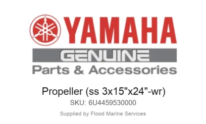 Propeller (ss 3x15"x24"-wr) - Genuine Yamaha Product available at Flood Marine
