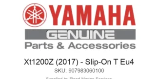 Xt1200Z (2017) - Slip-On T Eu4 - Genuine Yamaha Product available at Flood Marine