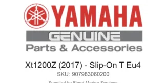 Xt1200Z (2017) - Slip-On T Eu4 - Genuine Yamaha Product available at Flood Marine