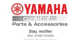Stay, rectifier - Genuine Yamaha Product available at Flood Marine