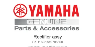 Rectifier assy - Genuine Yamaha Product available at Flood Marine