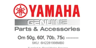 Om 50g, 60f, 70b, 75c -------- - Genuine Yamaha Product available at Flood Marine