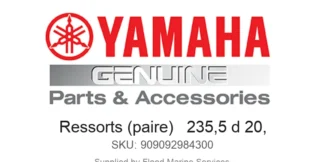 Ressorts (paire) 235,5 d 20, - Genuine Yamaha Product available at Flood Marine