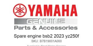 Spare engine bsb2 2023 yz250f - Genuine Yamaha Product available at Flood Marine