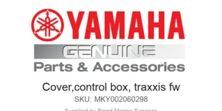 Cover,control box, traxxis fw - Genuine Yamaha Product available at Flood Marine