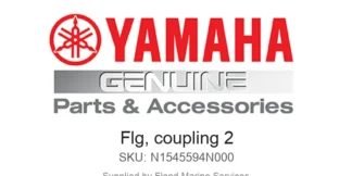 Flg, coupling 2 - Genuine Yamaha Product available at Flood Marine