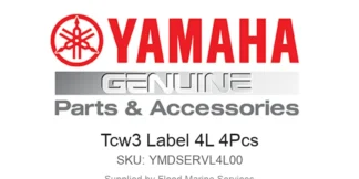 Tcw3 Label 4L 4Pcs - Genuine Yamaha Product available at Flood Marine