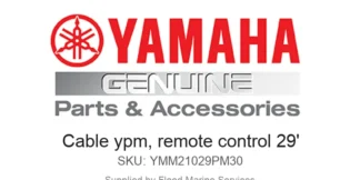 Cable ypm, remote control 29' - Genuine Yamaha Product available at Flood Marine