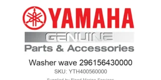 Washer wave 296156430000 - Genuine Yamaha Product available at Flood Marine