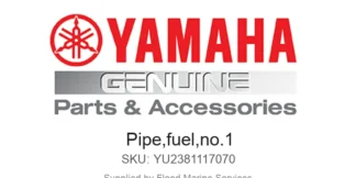 Pipe,fuel,no.1 - Genuine Yamaha Product available at Flood Marine